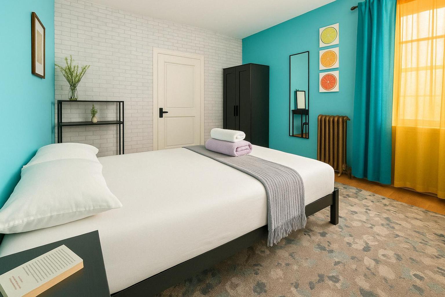 Modern Xl Queen Room Comfort & Character In Harlem New York Extérieur photo