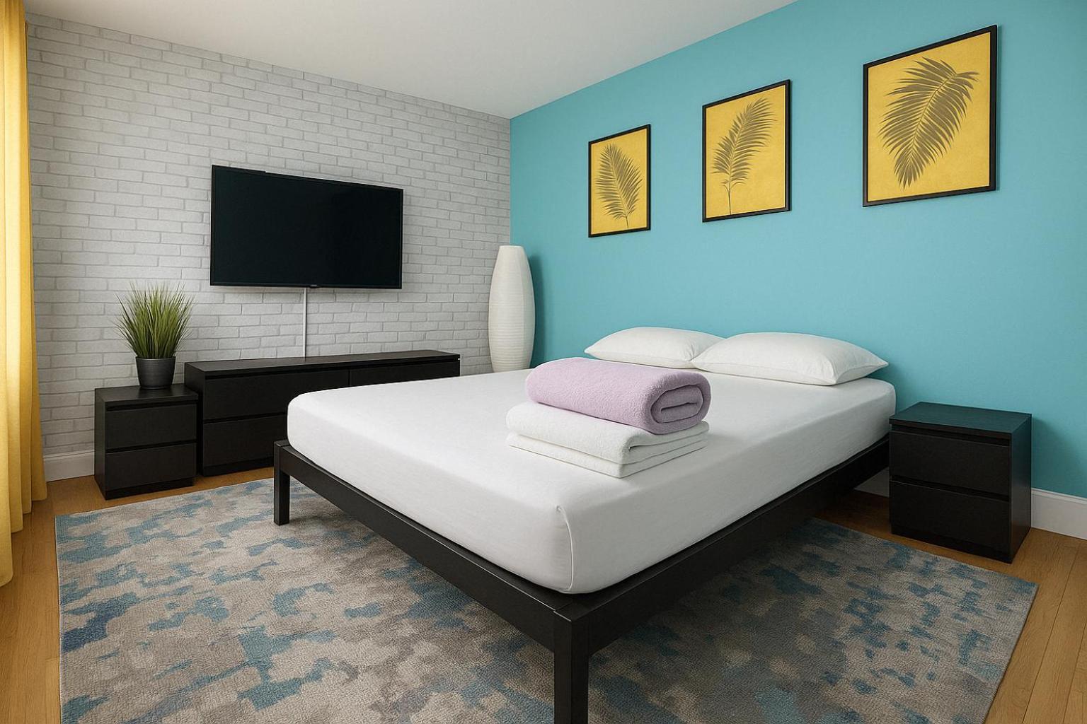 Modern Xl Queen Room Comfort & Character In Harlem New York Extérieur photo
